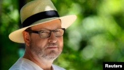 Director Lars Von Trier poses during an interview with Reuters in Mougins, France, May 21, 2011. 