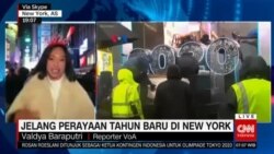 Laporan VOA untuk CNN Indonesia: Malam Pergantian Tahun Baru di Times Square