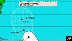 Coastal Watches/Warnings and 5-Day Forecast Cone for Storm Center as of 14 Sep 2010