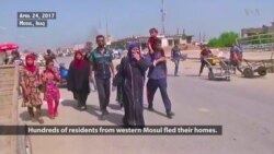 Western Mosul Residents Flee As IS Seizes Homes