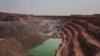 La mine à ciel ouvert d'uranium de Tamgak, Niger, 25 septembre 2013.