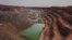 La mine d'uranium à ciel ouvert de Tamgak à Arlit, le 25 septembre 2013.