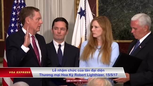 Cố vấn thương mại của Tổng thống Trump đi Việt Nam
