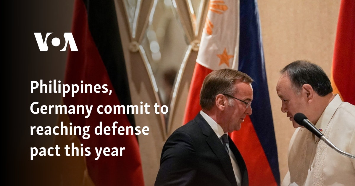 Philippines, Germany commit to reaching defense pact this year