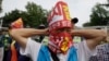 Người Hàn Quốc biểu tình chống lá chắn phi đạn THAAD vì sợ bị phóng xạ