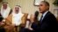 El presidente Obama recibió al emir de Kuwait, jeque Sabá al Ahmad al Jaber al Sabá,en la Casa Blanca.