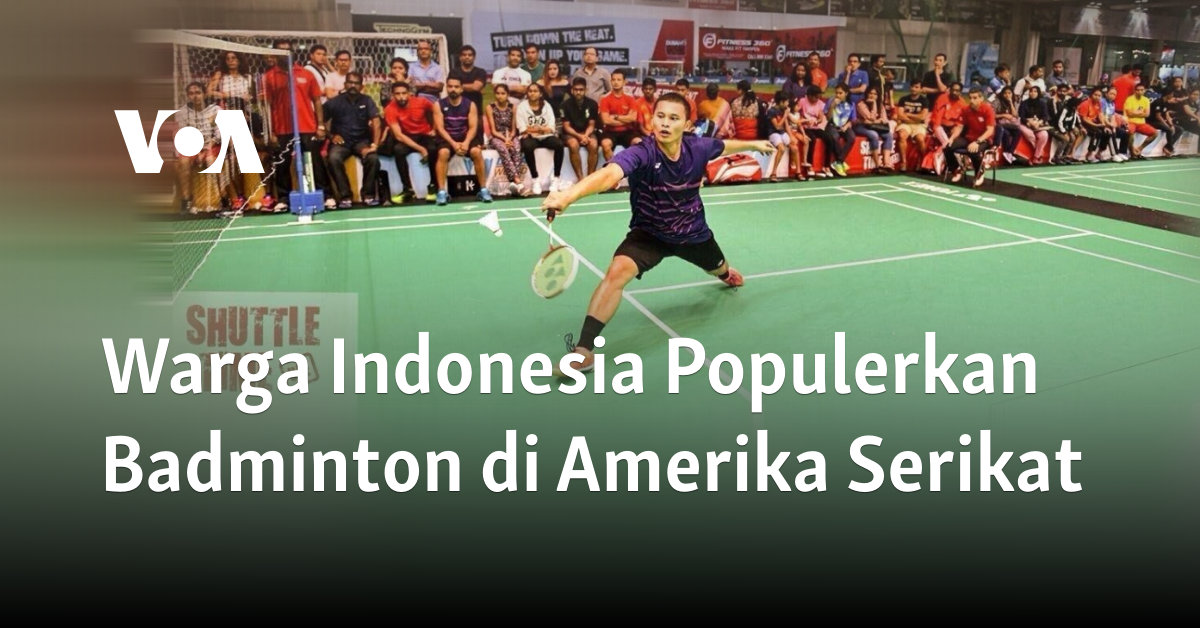 Warga Indonesia Populerkan Badminton di Amerika Serikat