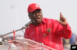 The late Morgan Tsvangirai ...