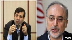 Wakil Menlu Iran Mohammad Malekzadeh, dan Menlu Iran Ali Akbar Salehi.