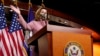 Ketua DPR Nancy Pelosi saat konferensi pers di Capitol Hill di Washington, Kamis, 21 Januari 2021. (Foto: AP/Susan Walsh)