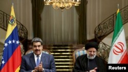 Venezuela Cumhurbaşkanı Nicolas Maduro ve İran Cumhurbaşkanı İbrahim Reisi