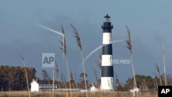 The Bodie Island lighthouse