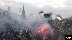 Беспорядки на Манежной площади в Москве в декабре 2010г.