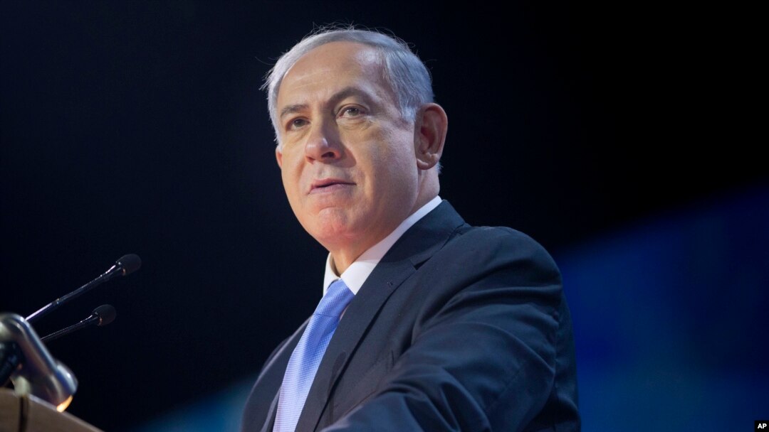 Isroil Bosh vaziri Benyamin Netanyaxu saylovdan ikki hafta oldin Vashingtonga safari paytida. 2-mart, 2015-yil.