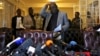FILE: Zimbabwe's Prime Minister Morgan Tsvangirai gestures during a news conference, Harare, Aug. 3, 2013.