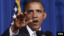 Barack Obama ha dicho que buscará la forma de que su plan sea aprobado “por partes”.