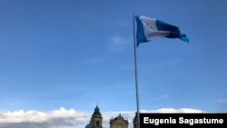 Plano general de la Plaza de la Constitución de Guatemala. [Foto: Eugenia Sagastume, VOA]