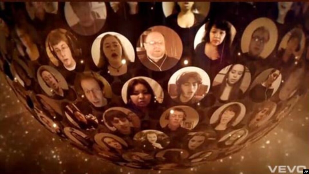 Virtual Choir 2.0 - on YouTube - features more than 2,000 singers from around the world.
