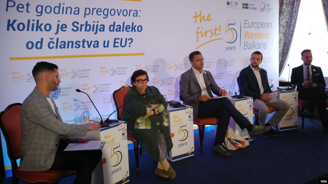 Rasprava o stanju demokratije u Srbiji i evropskim integracijama u organizaciji "Juropien Vestern Balkans"