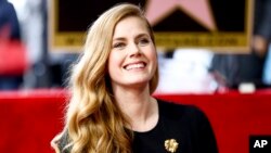Amy Adams attends a ceremony honoring her with a star on the Hollywood Walk of Fame, Jan. 11, 2017, in Los Angeles. 