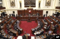 Sidang parlemen Peru. (Foto: dok/ilustrasi).