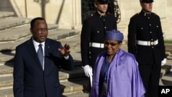 Le président du Niger, Mahamadou Issoufou, à Malte, le 11 novembre 2015. (AP Photo/Alessandra Tarantino)