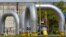 Pipelines are seen at a gas border delivery station of pipeline operator Eustream in the eastern Slovak town of Velke Kapusany, near the border with Ukraine, April 15, 2014.