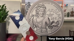 La cubana Celia Cruz es la primera afrolatina inmortalizada en una moneda de 25 ctvs de dólares en EEUU.