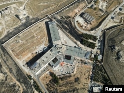 A drone view shows Sednaya prison, which was known as a slaughterhouse under President Bashar al-Assad rule, in Sednaya, Syria, Dec. 14, 2024.