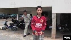 Authorities are accusing Buth Sokhorn, 31, a supporter of the Rescue Party, of taking part in the violence. 