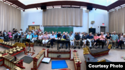 Acara Peresmian Gamelan di Goshen College, Indiana. (Foto courtesy: Ted Fishman)