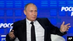 Vladimir Poutine, le président de la Russie