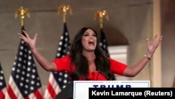 Kimberly Guilfoyle discursa na primeira noite da Convenção Nacional Republicana. 24 agosto, 2020