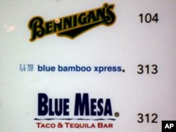 Indeed, the characters on this sign do mean “blue bamboo,” but they’re upside down.