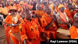 Quelques congressistes à Lomé, le 18 octobre 2019. (VOA/Kayi Lawson)