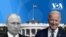 Khẩu chiến Vladimir Putin/ Joe Biden. Ảnh VOA (Georgia)