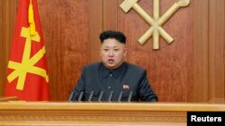 朝鲜领导人金正恩。（资料照）
