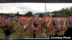 ရွမ္းနီ တိုင္းရင္းသား အသိအမွတ္ျပဳေရးနဲ႔ ျပည္နယ္ရေရး ေတာင္းဆို ဆႏၵျပ (Shanni Youth Association Facebook)