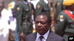 Le vice-président Emmerson Mnangagwa, longtemps pressenti comme dauphin du président