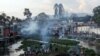 Cremaciones masivas en Nepal