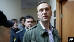 Thủ lĩnh đối lập Alexei Navalny. 