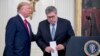 Presiden AS Donald Trump dan Jaksa Agung William Barr (foto: dok). 