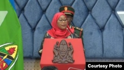 Rais wa Tanzania Samia Suluhu Hassan.