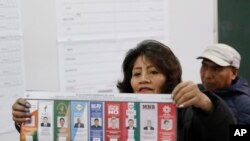 CORRECTION Bolivia Elections