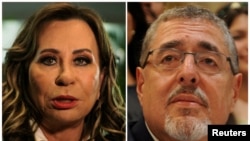 在危地马拉6月25日的首轮总统大选中，前第一夫人桑德拉·托雷斯（Sandra Torres）位列第一，位列第二的是中左翼国会议员贝尔纳多·阿雷瓦洛（Bernardo Arevalo）（路透社）