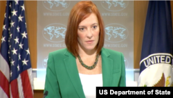U.S. State Department Spokesperson Jennifer Psaki