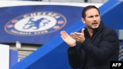 Frank Lampard lors d'un match entre Chelsea et Crystal Palace, Angleterre, le 3 octobre 2020.