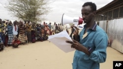 Somali refugees line up to register at one of the refugee camps in the southeastern Dollo Ado region of Ethiopia on July 7, 2011. Up to 2,000 Somali refugees arrive daily at the registration office.