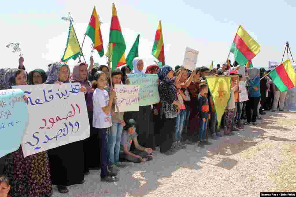 Roja Cîhanî ya bi Efrînê re 