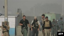Сотрудники частных охранных фирм, работающие по контракту в Афганистане. Кабул. 25 августа 2007 года